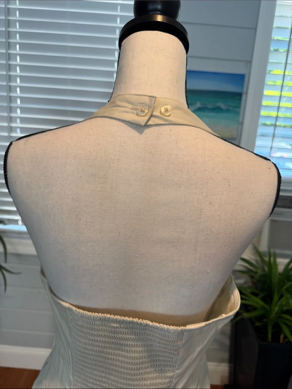 a new day Cream Halter Maxi Dress